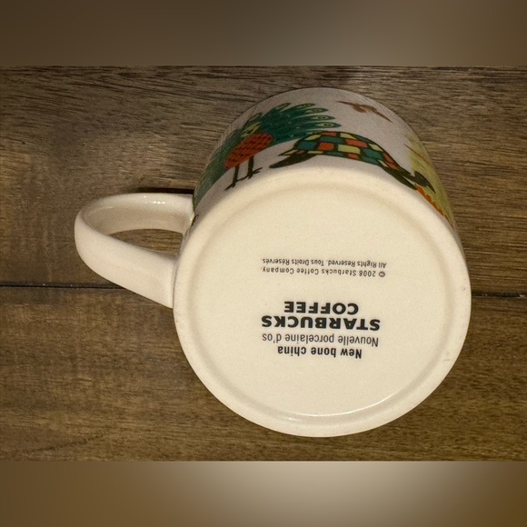 STARBUCKS Kids Zoo Wild Animals Bone China Coffee Mug Small Cup - Picture 5 of 5